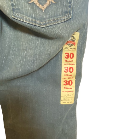 Lucky Brand Lil Melissa By Gene Montesano Blue‎ Jeans Size 10/30 NWT - Picture 4 of 16